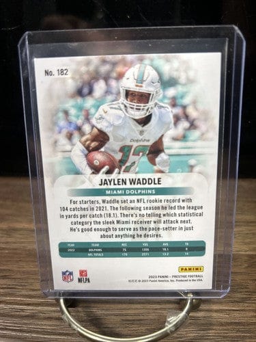 Cheap Sneaks Footwear/Sports Cards Football Card 2023 Panini Prestige Jaylen Waddle #182 Miami Dolphins (D)