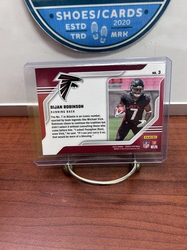 Cheap Sneaks Footwear/Sports Cards Football Card 2023 Panini Zenith - Behind The Numbers Blue #3 Bijan Robinson (RC)