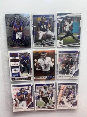 Cheap Sneaks Footwear/Sports Cards Football Card Baltimore Ravens Football Lot (9) Lamar Jackson 2024 Mosaic, 2024 Donr