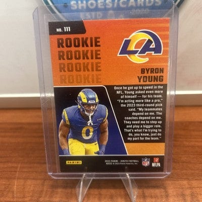 Cheap Sneaks Footwear/Sports Cards Football Card Byron Young (RC)2023 Zenith Football  No. 111 Los Angeles Rams
