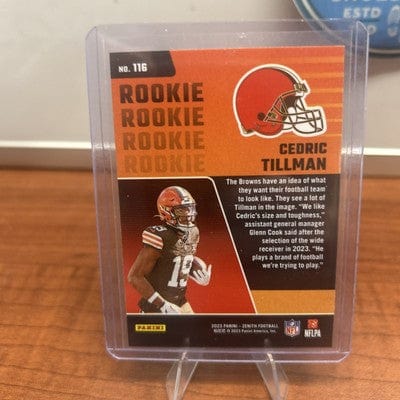 Cheap Sneaks Footwear/Sports Cards Football Card Cedric Tillman (RC) 2023 Panini Zenith #116 Rookie Cleveland Browns