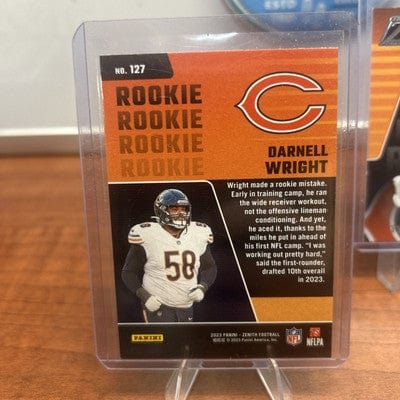 Cheap Sneaks Footwear/Sports Cards Football Card Chicago Bears 2023 Zenith (RC) 1st 2nd Rd Picks Darnell Wright,Tyrique