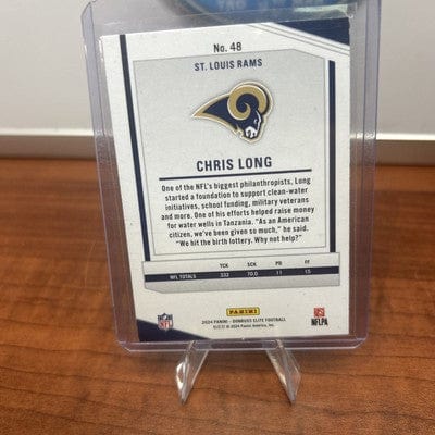Cheap Sneaks Footwear/Sports Cards Football Card Chris Long 2024 Donruss Elite #48 St Louis Rams