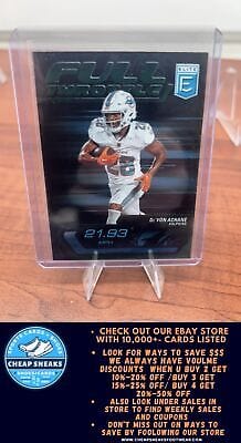Cheap Sneaks Footwear/Sports Cards Football Card De'Von Achane 2024 Donruss Elite Full Throttle Green #3 Miami Dolphins
