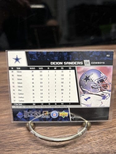 Cheap Sneaks Footwear/Sports Cards Football Card Deion Sanders  1998 Upper Deck Game Dated Dallas Cowboys Football Card