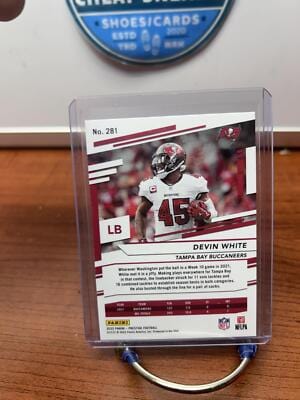 Cheap Sneaks Footwear/Sports Cards Football Card Devin White 2022 Panini Prestige Xtra Points Astral #281 Tampa Bay Buc