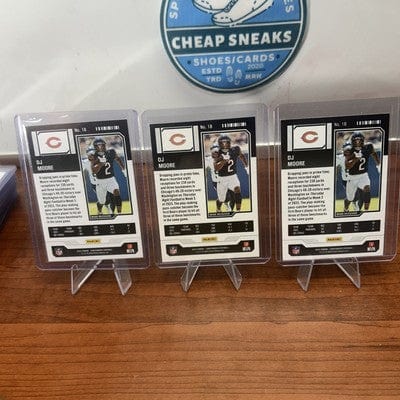Cheap Sneaks Footwear/Sports Cards Football Card DJ Moore 2023 Panini Contenders Season Ticket#18  Gold, Red Parallel +