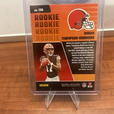 Cheap Sneaks Footwear/Sports Cards Football Card Dorian Thompson-Robinson (RC) 2023 Panini Zenith #136 Cleveland Browns