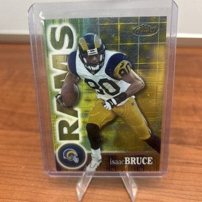 Cheap Sneaks Footwear/Sports Cards Football Card Isaac Bruce 2000 St. Louis Rams Topps Finest refractor  #71