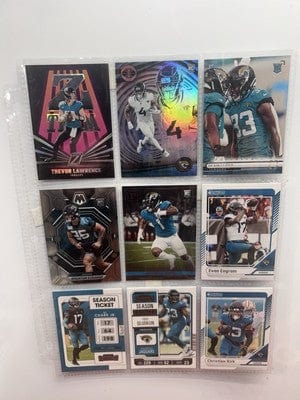 Cheap Sneaks Footwear/Sports Cards Football Card Jacksonville Jaguars Football Lot(9) Trevor Lawrence 2023 Zenith , 202