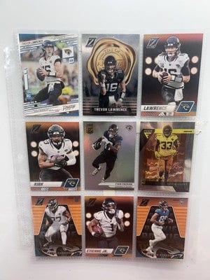 Cheap Sneaks Footwear/Sports Cards Football Card Jacksonville Jaguars Football Lot(9) Trevor Lawrence Zeal 2023 Zenith