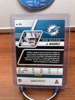 Cheap Sneaks Footwear/Sports Cards Football Card Jaylen Waddle 2023 Panini Zenith  #64 Miami Dolphins