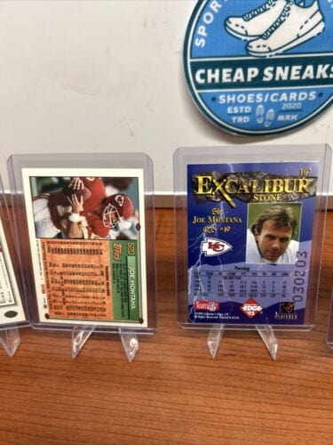 Cheap Sneaks Footwear/Sports Cards Football Card Joe Montana KC Chiefs Upper Deck/Topps /Fleer Ultra/Collectors Edge Lo