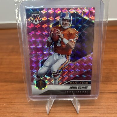 Cheap Sneaks Footwear/Sports Cards Football Card John Elway 2021 Panini Mosaic Man of the Year #279 Pink Camo Prizm Bro