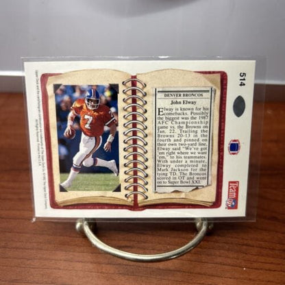Cheap Sneaks Footwear/Sports Cards Football Card John Elway HOF Lot (4) 1992 Upper Deck,92 Pacific,91+92 Wild Card Denv