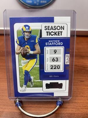 Cheap Sneaks Footwear/Sports Cards Football Card Matthew Stafford 2021 Panini Contenders #54 Los Angeles Rams