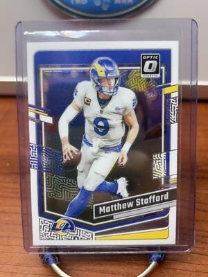 Cheap Sneaks Footwear/Sports Cards Football Card Matthew Stafford 2023 Donruss Optic #113 Los Angeles Rams