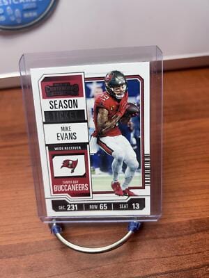Cheap Sneaks Footwear/Sports Cards Football Card Mike Evans 2023 Panini Contenders Season Ticket Retail #94 Tampa Bay B