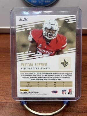 Cheap Sneaks Footwear/Sports Cards Football Card Payton Turner 2021 Panini Prestige Xtra Points Galaxy #264 New Orleans