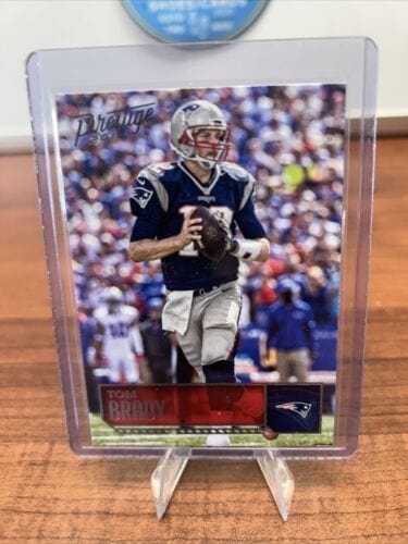 Cheap Sneaks Footwear/Sports Cards Football Card Tom Brady 2016 Panini Prestige Base card FREE SHIPPING