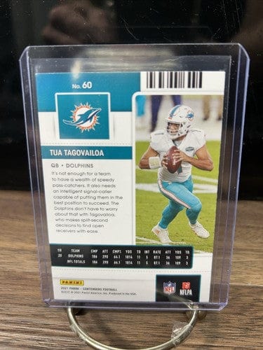 Cheap Sneaks Footwear/Sports Cards Football Card Tua Tagovailoa 2021 Panini Contenders  #60 Season Ticket Miami Dolphin