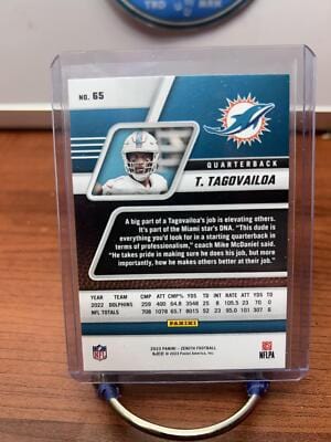 Cheap Sneaks Footwear/Sports Cards Football Card Tua Tagovailoa 2023 Panini Zenith #65 Miami Dolphins