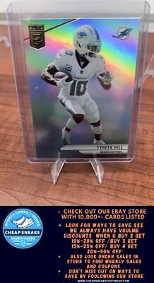 Cheap Sneaks Footwear/Sports Cards Football Card Tyreek Hill 2024 Donruss Elite #77 Miami Dolphins
