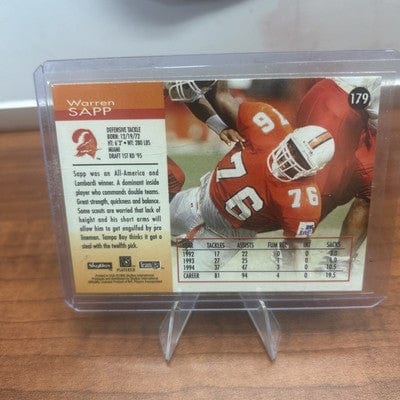 Cheap Sneaks Footwear/Sports Cards Football Card WARREN SAPP (RC) 1995 Skybox Football Card #179 Rookie HOF Tampa Bay B