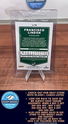 Cheap Sneaks Footwear/Sports Cards Francisco Lindor 2021 Donruss #139 Cleveland Indians