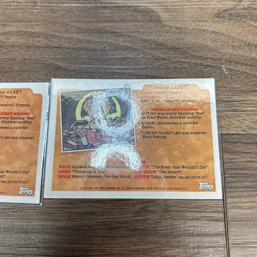 Cheap Sneaks Footwear/Sports Cards Garbage Pail Card 2022 GARBAGE PAIL KIDS  CHROME SERIES 5 RIVETED REX 216a Refractoror+
