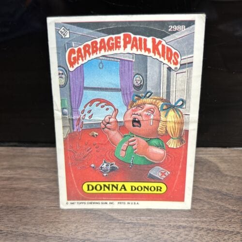 Cheap Sneaks Footwear/Sports Cards Garbage Pail Card Bloody Mary 298a Garbage Pail Kids Stickers 1986 Topps 8th Series Near