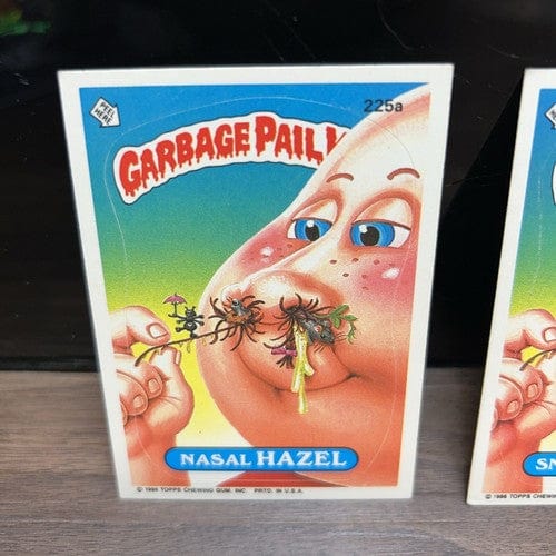 Cheap Sneaks Footwear/Sports Cards Garbage Pail Card Garbage Pail Kids Topps 1986 Nasal Hazel 225a Snotty Lottie 225b 6th S