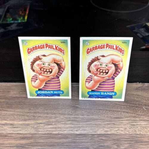 Cheap Sneaks Footwear/Sports Cards Garbage Pail Card GPK Garbage Pail Kids 1986 Handy Randy 168A & Jordan Nuts 168B Topps O