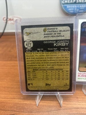 Cheap Sneaks Footwear/Sports Cards George Kirby 2022 Topps Heritage High Number - #677 RC - Seattle Marin