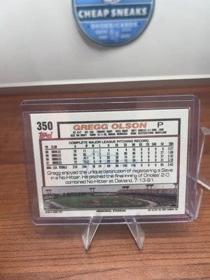 Cheap Sneaks Footwear/Sports Cards Gregg Olson 1992 Topps #350 Baltimore Orioles