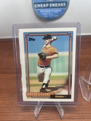 Cheap Sneaks Footwear/Sports Cards Gregg Olson 1992 Topps #350 Baltimore Orioles