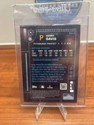 Cheap Sneaks Footwear/Sports Cards Henry Davis 2024 Bowman Chrome A.I. #BAI-2 Pirates Rookie Insert