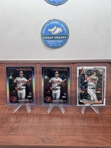 Cheap Sneaks Footwear/Sports Cards Heston Kjerstad (RC) 2024 Topps Chrome Update Prism, Silver Refractor