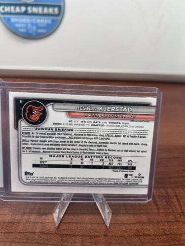 Cheap Sneaks Footwear/Sports Cards Heston Kjerstad (RC) 2024 Topps Chrome Update Prism, Silver Refractor