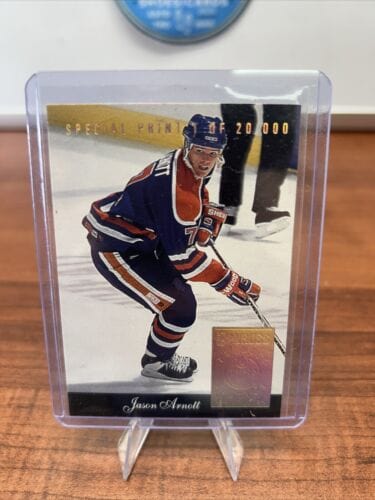 Cheap Sneaks Footwear/Sports Cards Hockey Card 1993-94 Donruss Set JASON ARNOTT SPECIAL PRINT INSERT 1 of 20,000 OILE