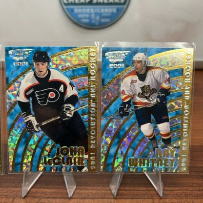 Cheap Sneaks Footwear/Sports Cards Hockey Card 2001 Pacific Revolution NHL Hockey Lot (4) Adams, Leclair, Whitney, Mc