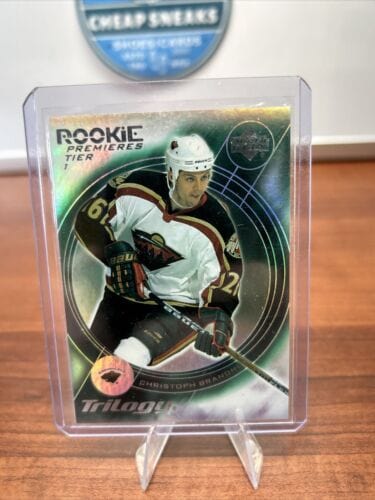 Cheap Sneaks Footwear/Sports Cards Hockey Card 2003-04 Upper Deck Trilogy Wild Hockey Card #154 Christoph Brandner RC
