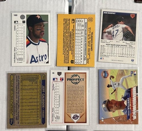 Cheap Sneaks Footwear/Sports Cards Houston Astros 24 Card Lot Late Mostly 80’s Early 90’s But On Up T