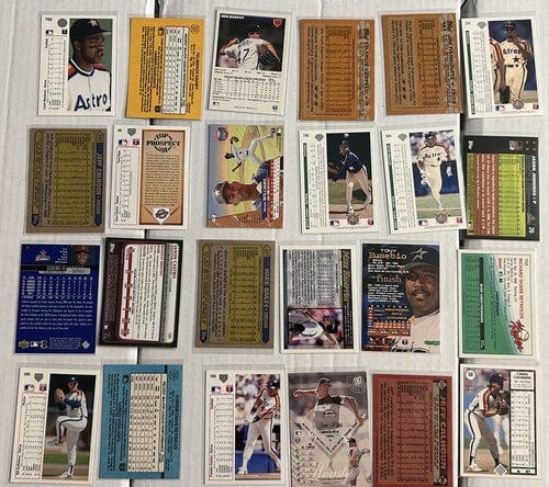 Cheap Sneaks Footwear/Sports Cards Houston Astros 24 Card Lot Late Mostly 80’s Early 90’s But On Up T