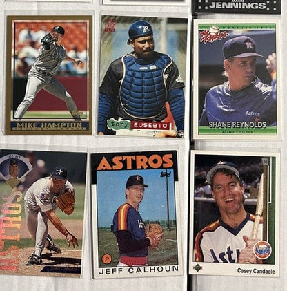 Cheap Sneaks Footwear/Sports Cards Houston Astros 24 Card Lot Late Mostly 80’s Early 90’s But On Up T