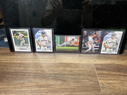 Cheap Sneaks Footwear/Sports Cards Houston Astros Rookie Lot(5) Jose Siri, Chas McCormick 2022 Topps Gall