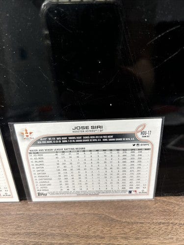 Cheap Sneaks Footwear/Sports Cards Houston Astros Rookie Lot(6) Jose Siri,Jeremy Pena, Alex De Goti 2022-