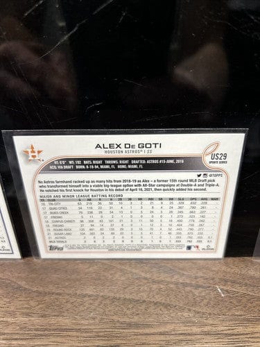 Cheap Sneaks Footwear/Sports Cards Houston Astros Rookie Lot(6) Jose Siri,Jeremy Pena, Alex De Goti 2022-