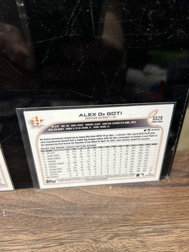 Cheap Sneaks Footwear/Sports Cards Houston Astros Rookie Lot(6) Jose Siri,Jeremy Pena, Alex De Goti 2022-