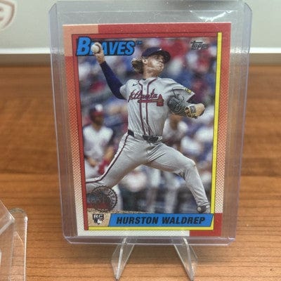 Cheap Sneaks Footwear/Sports Cards Hurston Waldrep 2025 Topps Series 1 1990 35th Anniversary #T90-18 Brav